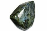 Flashy Free-Standing Polished Labradorite - Madagascar #372808-2